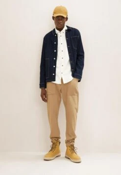 TOM TAILOR Denim Mit Struktur - Overhemd - Soft Light Beige -Tom Tailor Winkel 152d9604126d492b934381caf85dd371