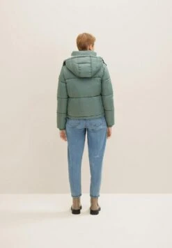 TOM TAILOR Denim Mit Abnehmbarer Kapuze  - Winterjas - Green Dust -Tom Tailor Winkel 154829b8b818443dbbf1603331434307
