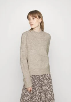 TOM TAILOR Denim Cosy Mock Neck - Trui - Cloud Grey/Melange