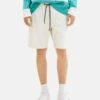 TOM TAILOR Denim Shorts - White Sand
