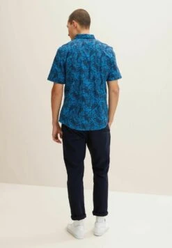 Tom Tailor Mit Printmuster - Overhemd - Blue Shades Tropical Design -Tom Tailor Winkel 166e7119c873456b873930d0397f3dcc