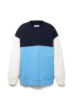 Tom Tailor Relaxed Colorblock - Sweater - Rainy Sky Blue -Tom Tailor Winkel 180d9f994fa542b0aa174547718bf8ca