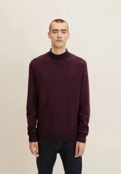 Tom Tailor Trui - Red Navy Mouline