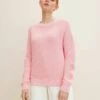 TOM TAILOR Denim Crew Neck - Trui - Soft Pink -Tom Tailor Winkel 18cfbb145ac14f6691e5e84c736b9e4e