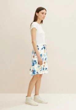 Tom Tailor Mit Volantsâ  - A-Lijn Rok - Colorful Watercolor Design -Tom Tailor Winkel 1a629f8916944ebb8777df314af7d4ce