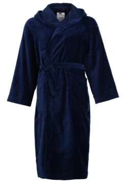 Tom Tailor Basic Velours - Badjas - Navy -Tom Tailor Winkel 1a872cb4053448079f7b986fc8a70d09