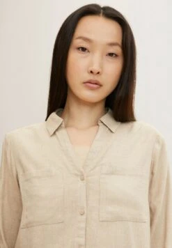 Tom Tailor Overhemdblouse - Messy Beige Melange -Tom Tailor Winkel 1a8c2d30458e4e3f9aed3f3f620eafed