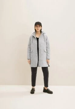 Tom Tailor Mantel - Grey Structure