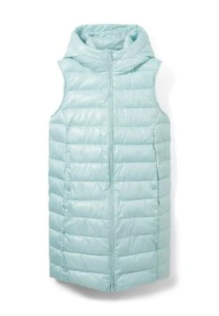 Tom Tailor PlusLange Lightweight- Bodywarmer - Dusty Mint Blue -Tom Tailor Winkel 1b896f6ea93a413993ca92a42ee618fa