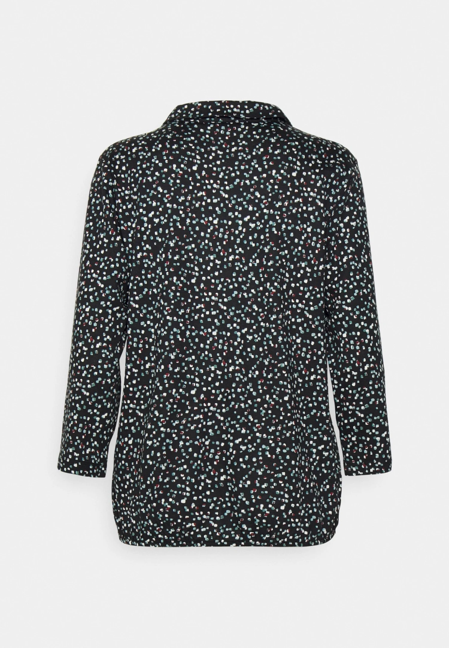 Tom Tailor Polo Collar - Blouse - Black 4 Tom Tailor Polo Collar - Blouse - Black - Afbeelding 2