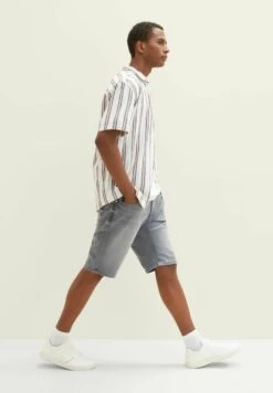 Tom Tailor Jeansshort - Used Mid Stone Grey Denim -Tom Tailor Winkel 1c13ace312cf4508b7f0fd7d4198751c