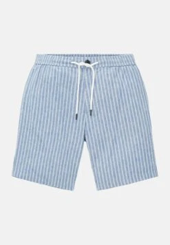 TOM TAILOR Denim Gemusterte Bermuda - Shorts - Blue White Stripe -Tom Tailor Winkel 1c4b72ed05ca4f149e2b0da028f78ade