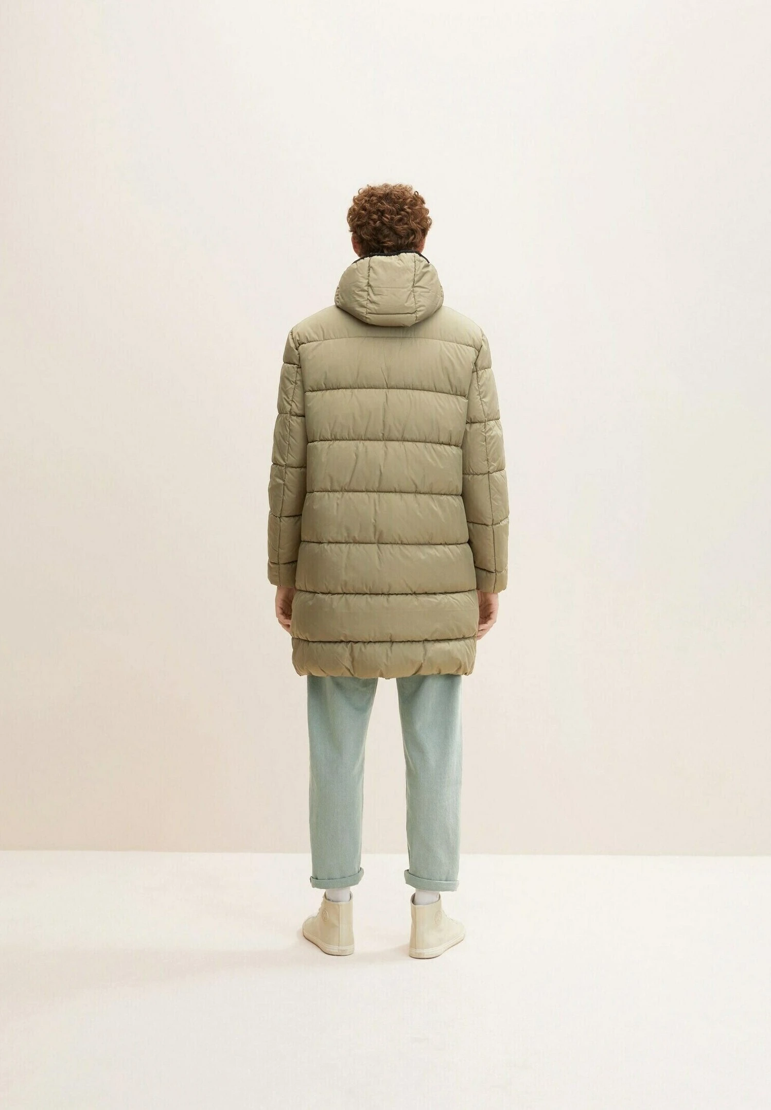 TOM TAILOR Denim Puffer - Winterjas - Dusty Olive Green 5 TOM TAILOR Denim Puffer - Winterjas - Dusty Olive Green - Afbeelding 3