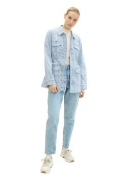 Tom Tailor Im Utility-Look - Spijkerjas - Denim Offwhite Stripe -Tom Tailor Winkel 1c70813c59bd4be78b3075cdc1af491e