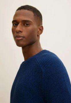 Tom Tailor Trui - Dark Blue Shades Structure -Tom Tailor Winkel 1ce94fad0c0d41f7a226d3b682b84655