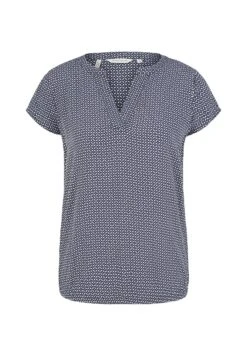 Tom Tailor Blouse - Navy Geometrical Design -Tom Tailor Winkel 1cfc250caab443c6b5d2969d6c408a0a