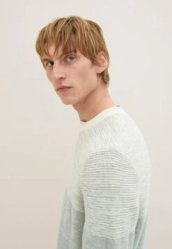 Tom Tailor Mit Struktur  - Trui - Ice Blue White Block Stripe -Tom Tailor Winkel 1d7e7093e7e74d10a1a59d3c787d8f49