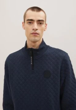 Tom Tailor Mit Steppmuster  - Sweater - Blue Grey Melange -Tom Tailor Winkel 1d87fcd0470f4827b415543a0bb67c97