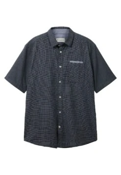 Tom Tailor Kurzarmh Mit Struktur - Overhemd - Navy Off White Structure -Tom Tailor Winkel 1d882c3e98b34c1b8f89491447c19a17