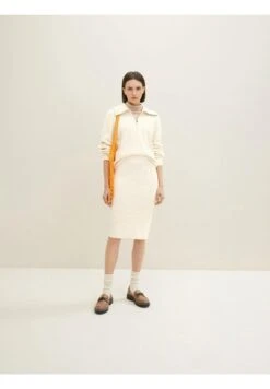 Tom Tailor Mit Rippstruktur  - Kokerrok - Soft Buttercream -Tom Tailor Winkel 1dc8505cf4a441efbe673260a6b84413