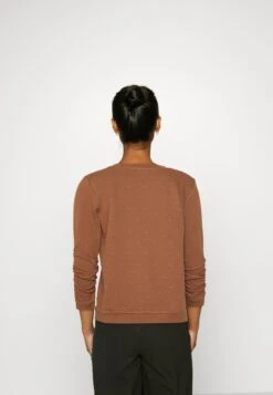 TOM TAILOR Denim Structured - Sweater - Mid Brown -Tom Tailor Winkel 1dc93244bc0843c49b25105b2141f852