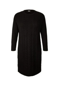 Tom Tailor Gebreide Jurk - Deep Black -Tom Tailor Winkel 1dd31ecff2f7428599a139079e7e379c