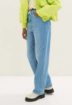TOM TAILOR Denim Baggy Wide Leg - Straight Leg Jeans - Light Stone Bright Blue Denim -Tom Tailor Winkel 1e493c6561254865b9fd9493fda05cf2