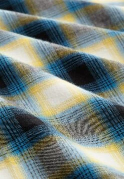 TOM TAILOR Denim Overhemd - Teal Blue Black Colorful Check -Tom Tailor Winkel 1e8639511bfc47d497fbd48a62128400