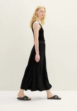 TOM TAILOR Denim Mit Seitenschlitz - Maxirok - Deep Black -Tom Tailor Winkel 1eb57ae33ca94549bd1acceac46ac217