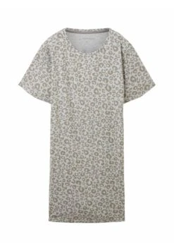 Tom Tailor Wear Mit Leo-Print - Nachtjapon - Grey Medium Allover -Tom Tailor Winkel 1f0484d638054bb9b21b0b8e5b38e1eb