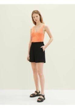 TOM TAILOR Denim Mit Struktur - Shorts - Deep Black -Tom Tailor Winkel 1fb3e5393db94683a1fd4a3eccfe7c25