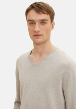 Tom Tailor Basic V Neck- Trui - Bright Corn Melange -Tom Tailor Winkel 1fd8d9f300d04d60999bd7647569885c