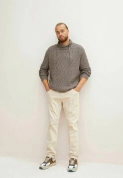 Tom Tailor Mit Sch - Trui - Navy White Brown Mouline -Tom Tailor Winkel 1ff641cff09b464eac2aba5fd6d629bb