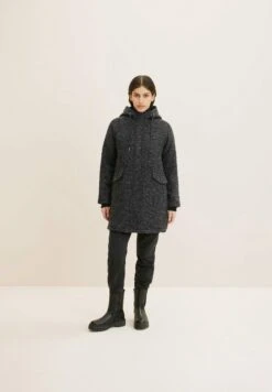 Tom Tailor Mantel - Anthracite Structure -Tom Tailor Winkel 200219078398429bbd5ea8bbca843d0a