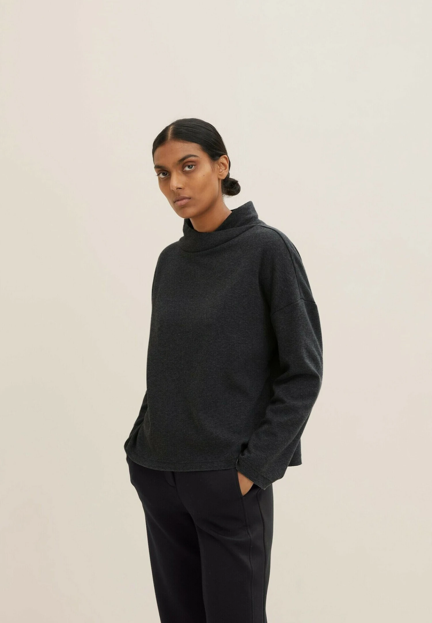 Tom Tailor Sweater - Evident Anthracite Melange 3 Tom Tailor Sweater - Evident Anthracite Melange