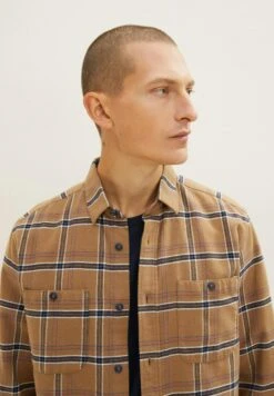 Tom Tailor Overhemd - Otter Brown Colorful Check -Tom Tailor Winkel 2211742161114d2da3eda4c79922f773