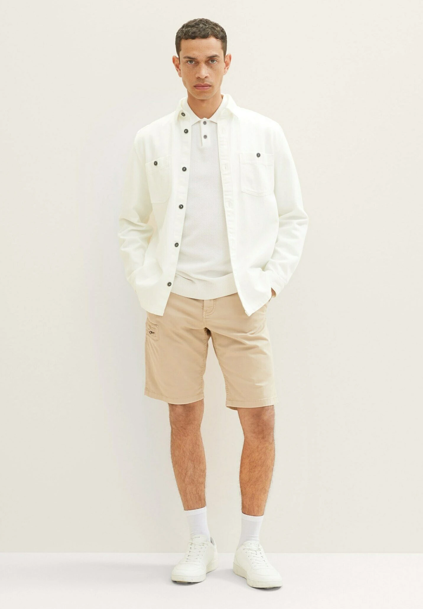 Tom Tailor Bermuda - Shorts - Caramel Beige 4 Tom Tailor Bermuda - Shorts - Caramel Beige - Afbeelding 2