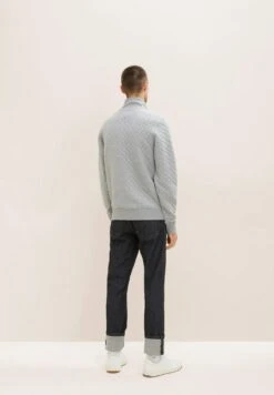 Tom Tailor Mit Steppmuster  - Sweater - Grey Heather Melange -Tom Tailor Winkel 2340d579114a4e91aacbb30c077d4465