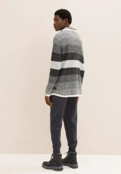 TOM TAILOR Denim Melange Optik - Trui - Grey Black Color Flow -Tom Tailor Winkel 235a78be02c347598f90e6008647fe22