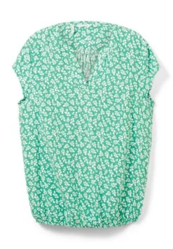 Tom Tailor Plus Kurzarm - Blouse - Green Floral Design -Tom Tailor Winkel 235a9d4c7ec94526aade20cb5c9fc026