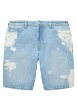 TOM TAILOR Denim Loose Fit - Jeansshort - Destroyed Bleached Blue Denim -Tom Tailor Winkel 2381622877ed420ca9f51d09c2bd8de4