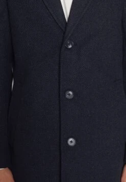 Tom Tailor Halflange Jas - Navy Blue Structure -Tom Tailor Winkel 241ab6648e2d456c95782c29fa7330c2