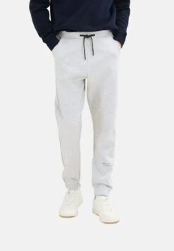 TOM TAILOR Denim Trainingsbroek - Light Stone Grey Melange
