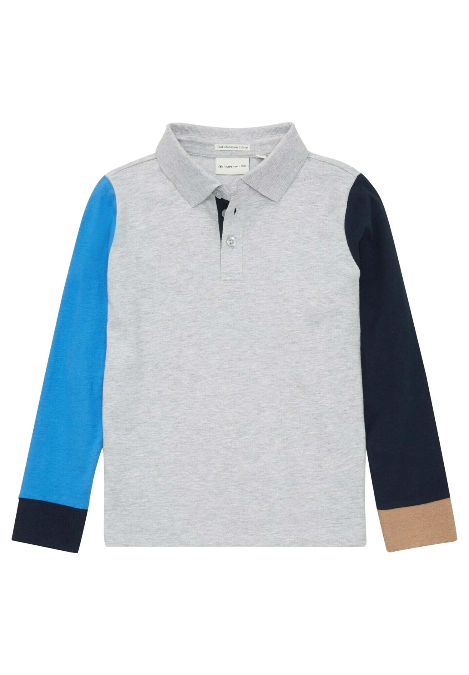 Tom Tailor Poloshirt - Light Stone Grey Melange 3 Tom Tailor Poloshirt - Light Stone Grey Melange