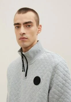 Tom Tailor Mit Steppmuster  - Sweater - Grey Heather Melange -Tom Tailor Winkel 269b06bf4be347e0850b31c92f74fef2