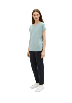 Tom Tailor T-Shirt Basic - Dusty Mint Blue