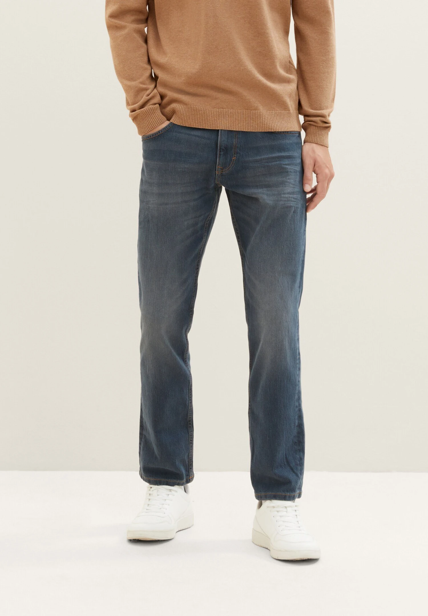 Tom Tailor Marvin - Straight Leg Jeans - Mid Stone Wash Denim Blue 3 Tom Tailor Marvin - Straight Leg Jeans - Mid Stone Wash Denim Blue