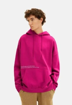 TOM TAILOR Denim Oversized Mit Print - Hoodie - Pure Magenta -Tom Tailor Winkel 27c500baa34a4abda3bc032a2cda9a02