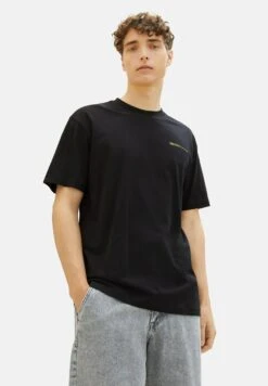 TOM TAILOR Denim Mit- T-Shirt Print - Black -Tom Tailor Winkel 27dc6ec3204c44e5b97026c09ed66fa7
