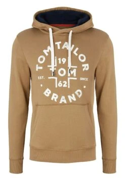 Tom Tailor Mit Kapuze Und Logoprint - Hoodie - Otter Brown -Tom Tailor Winkel 280b5a7f72864db8846447e5b8563909
